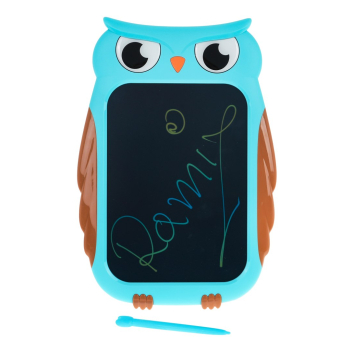 Tablet Sowa do rysowania dla dzieci 3+ Ekran 8,5' + Rysik + Kolorowe rysunki